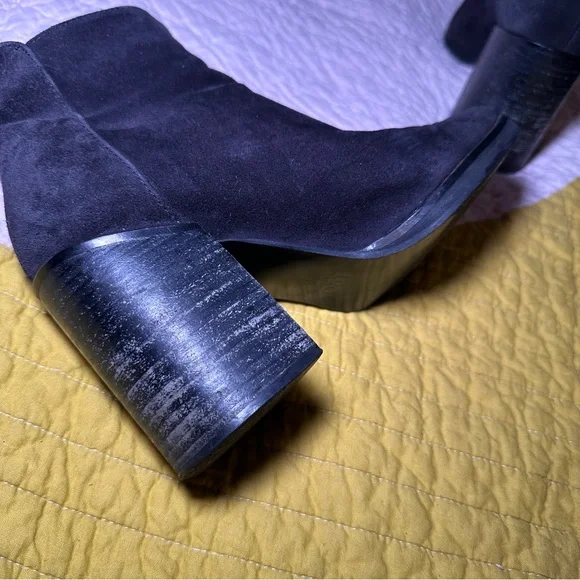 LOQ Andorra Lo Zipper Booties Black‎ Suede 37 - Picture 7 of 12